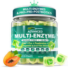 Digestive enzymes gummies front view