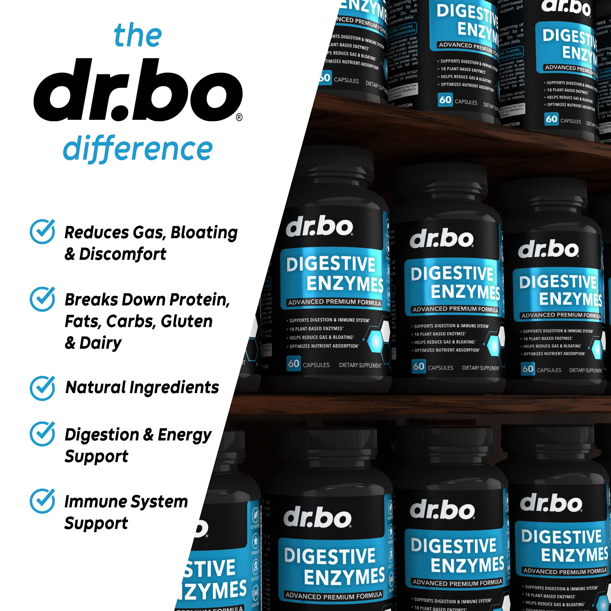 Capsules spilling from a bottle on a clean surface