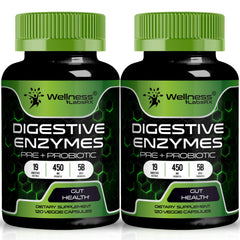 Pure Super Digestion digestive enzymes bottle front view