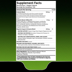 Product label highlighting 5 billion CFU per serving