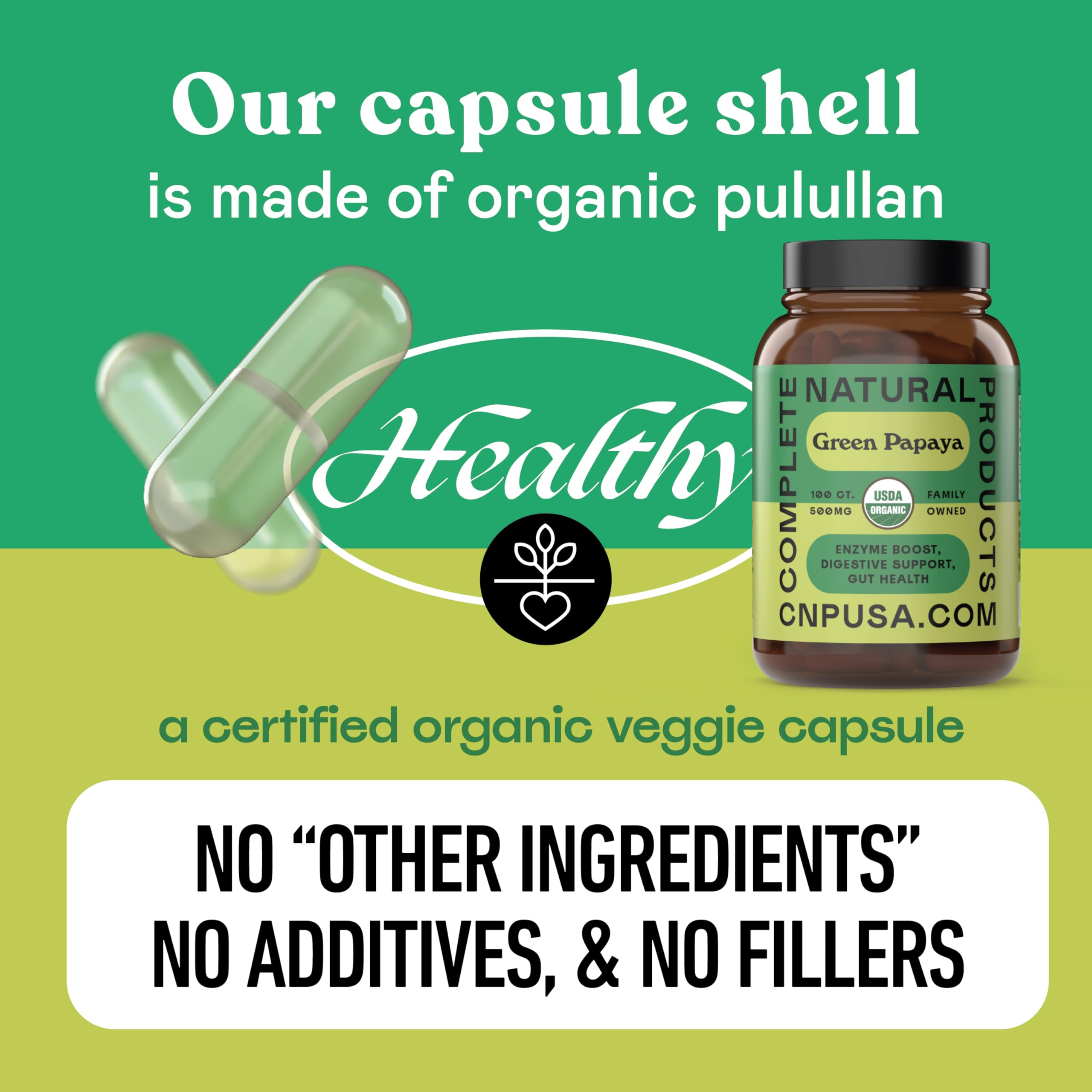 Digestive health concept with gut illustration