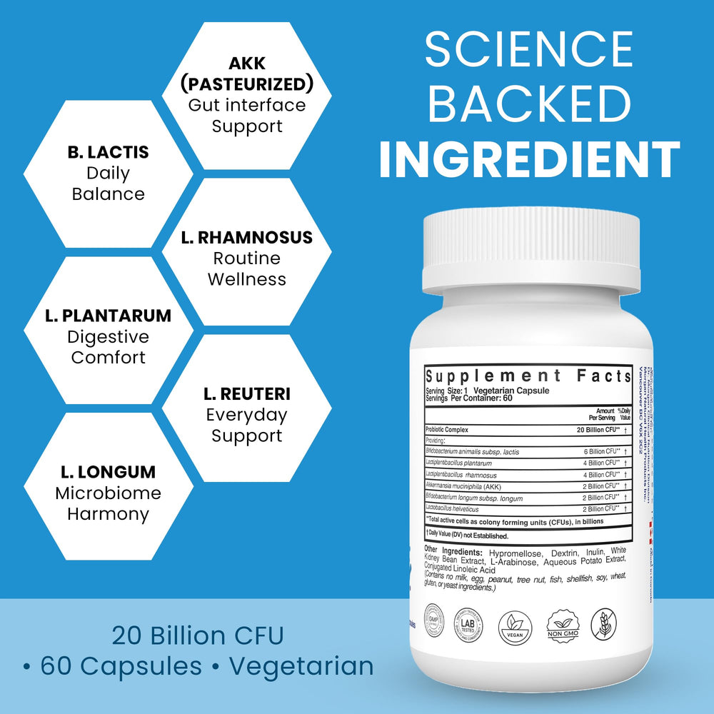 Diagram showing digestive health and intestinal balance