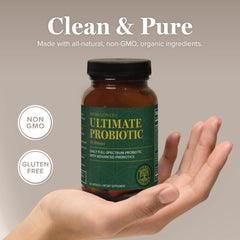 Digestive health support from probiotic supplement