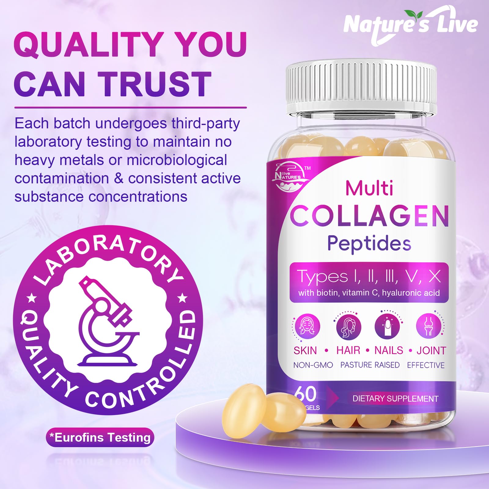 Digestive health support from hydrolyzed collagen