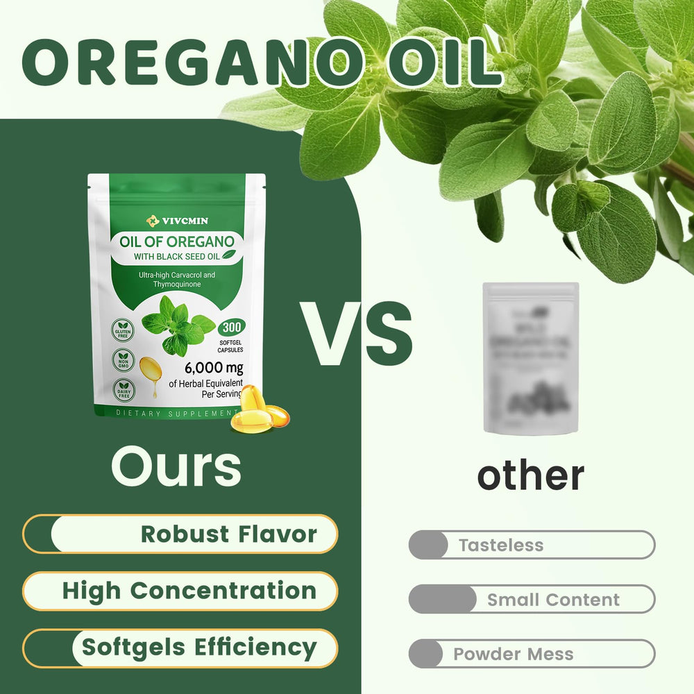 Digestive wellness oregano oil capsules