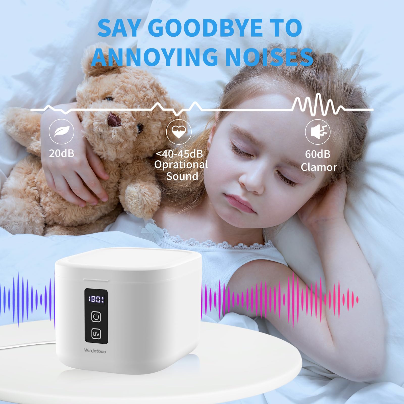 Digital timer display on the cleaner