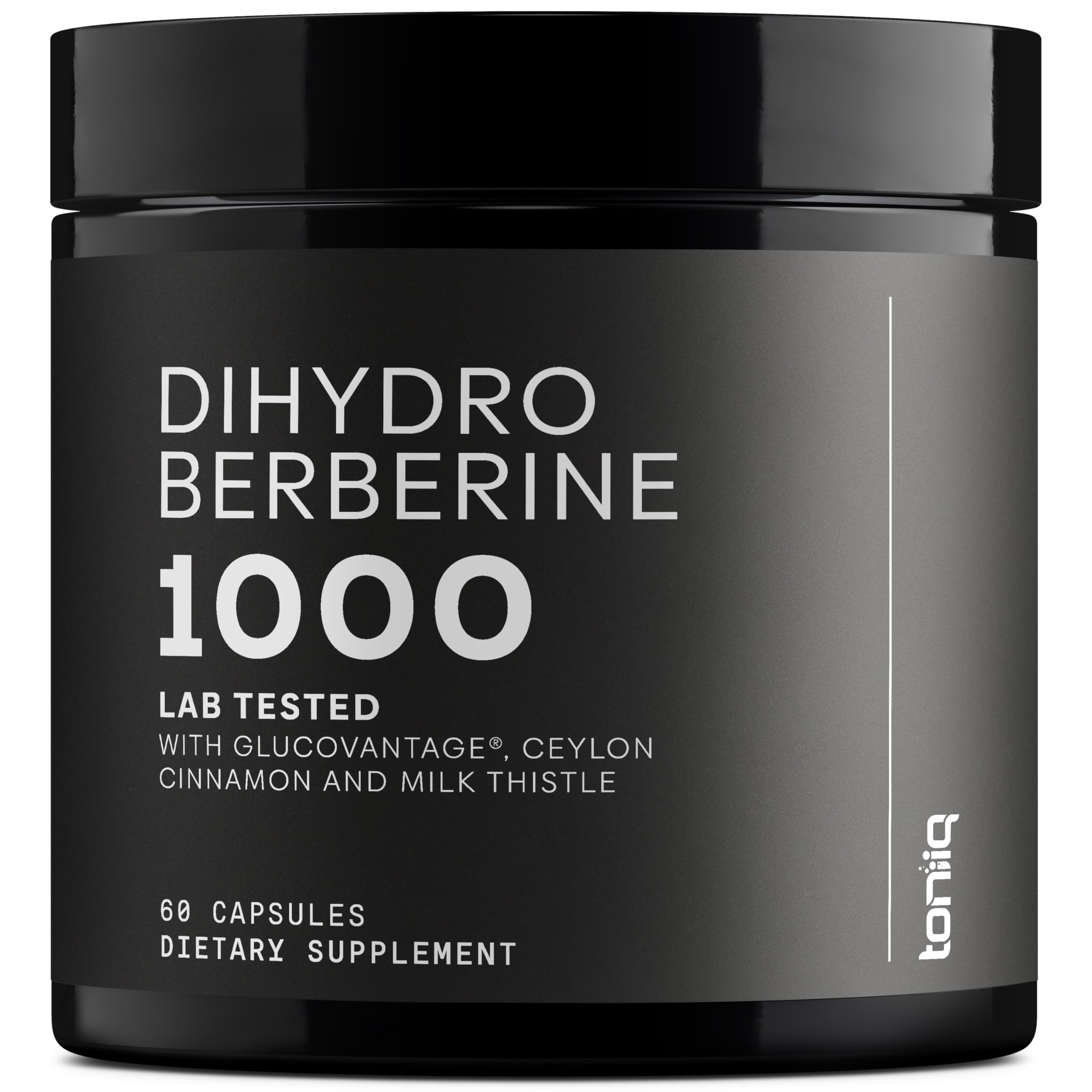 Dihydroberberine 1,000mg serving label