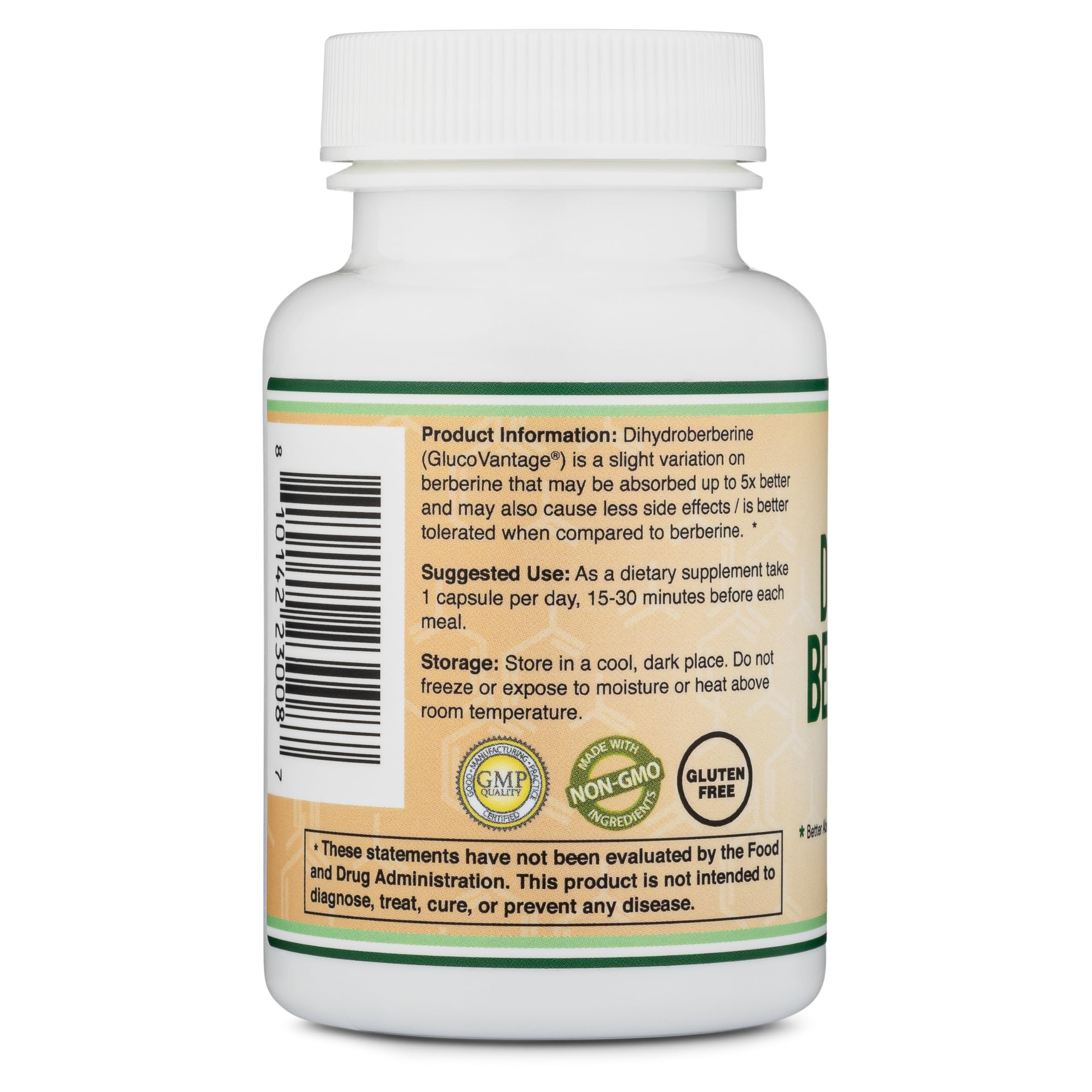USA-made manufacturing and quality control close-up for Dihydroberberine