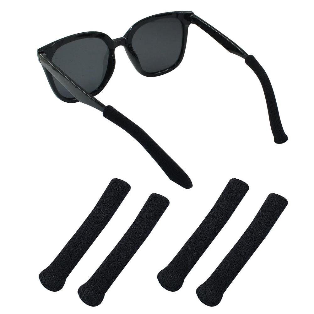 Two pairs of black ear pads for glasses