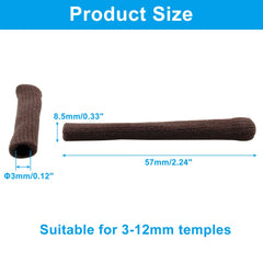Brown Dijedev ear pads for glasses - pair 2