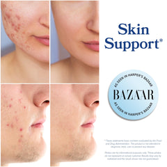 Concept image of estrogen balance and skin health