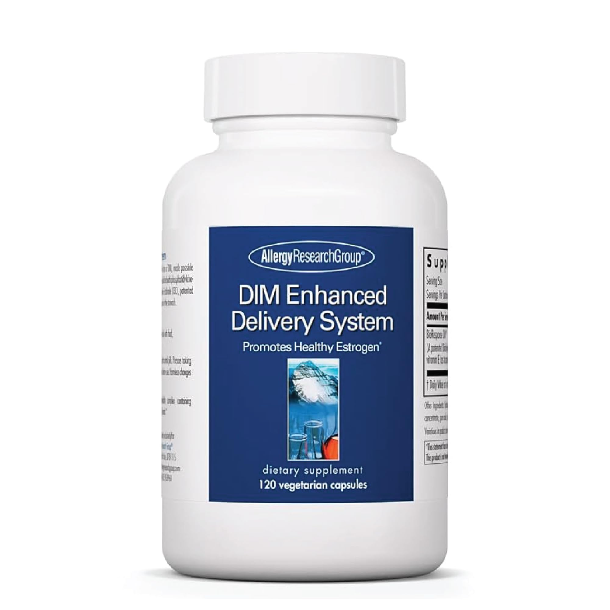 DIM Enhanced Delivery System bottle for 120 vegetarian capsules