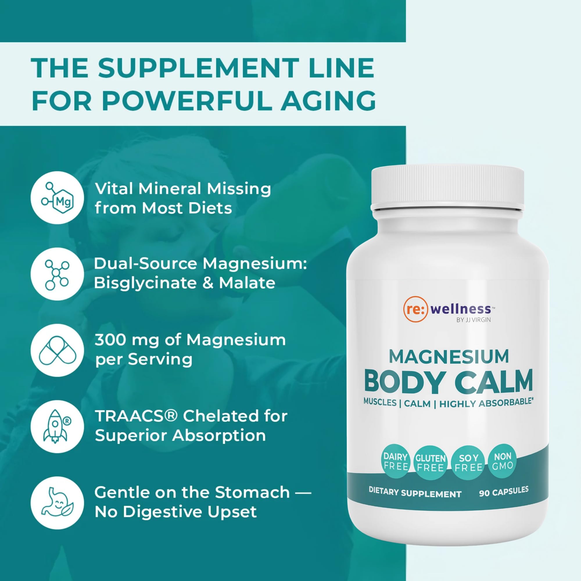 Dimagnesium malate and chelated magnesium illustration
