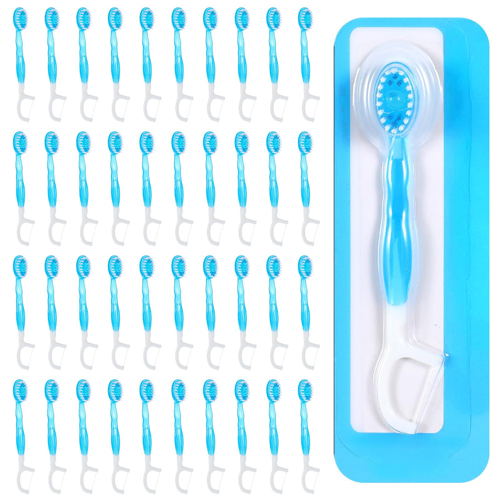 Dimeho 60-pack mini toothbrushes 5-in-1 design