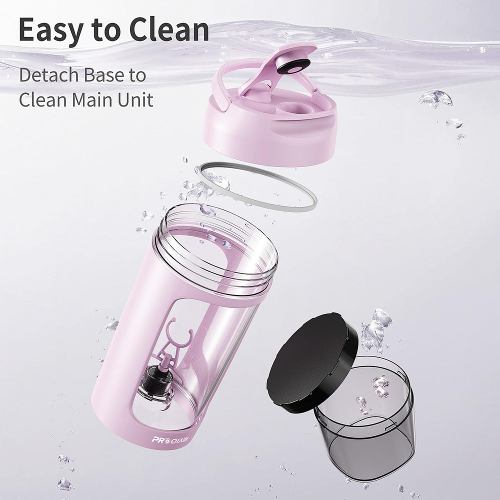 Shaker bottle with 22oz capacity and measurement markings