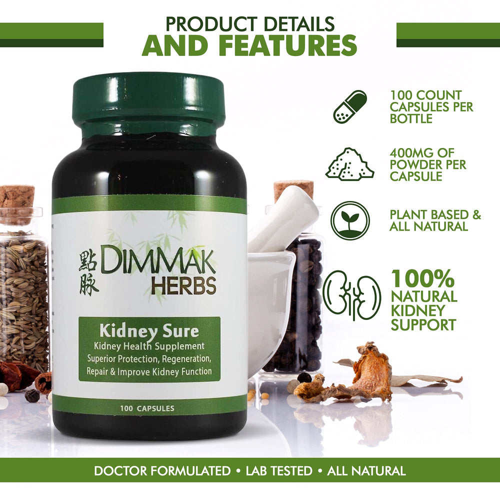 Organic certified herbs used in Kidney Sure kidney health blend