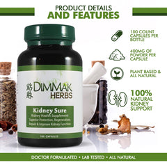Organic certified herbs used in Kidney Sure kidney health blend