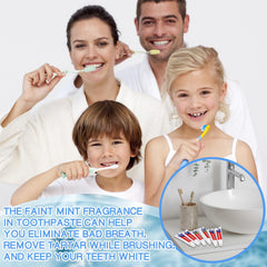 Mini toothpaste tube with stable sealed nozzle