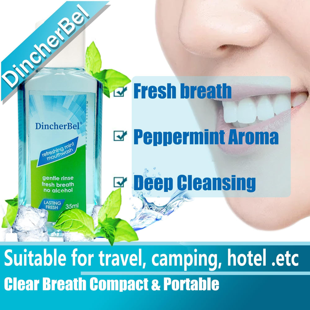 DincherBel 50-pack travel toothbrushes with toothpaste