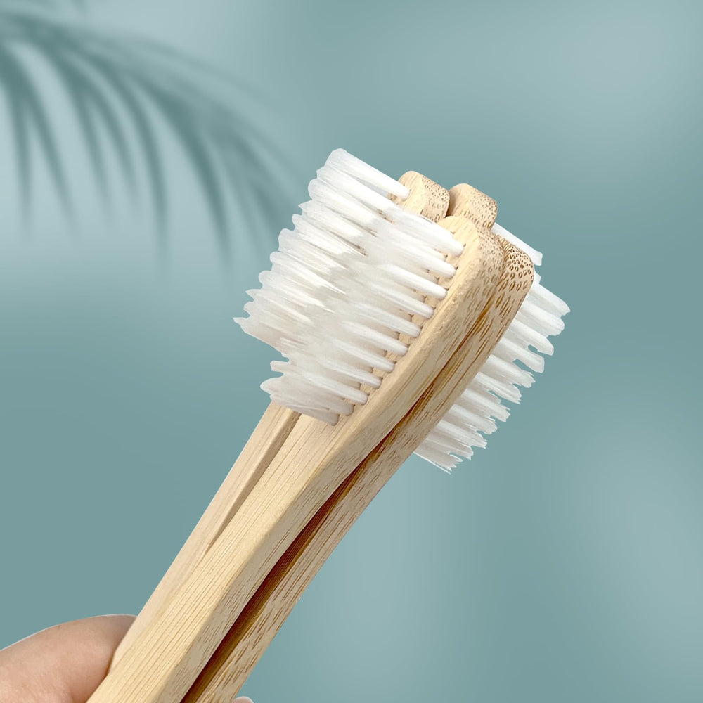 Hotel amenities bulk pack featuring bamboo toothbrush kits