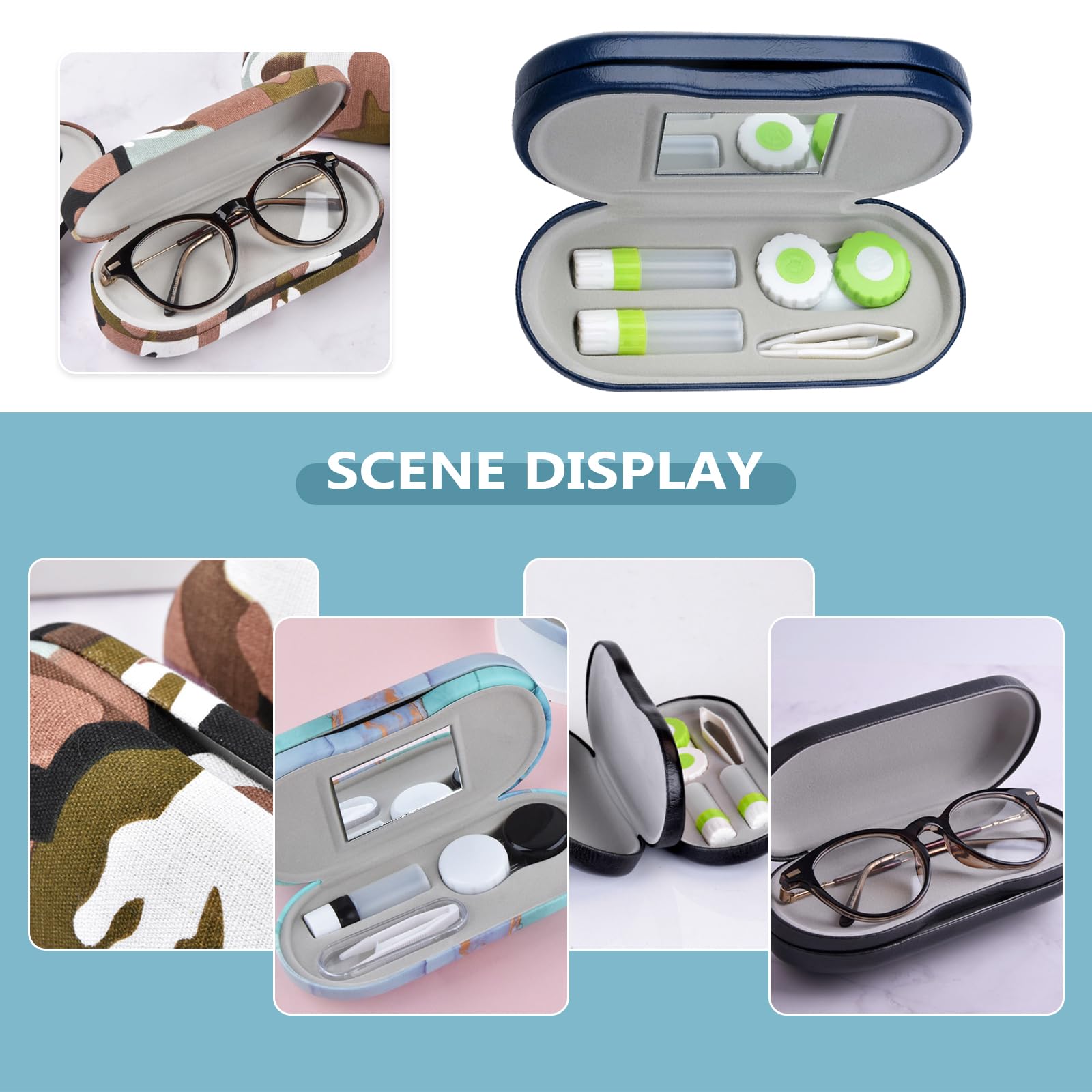 Built-in mirror inside the case