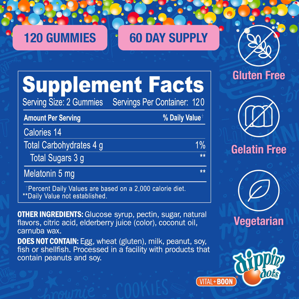 Strawberry Sunset Creme flavor gummies with color and texture