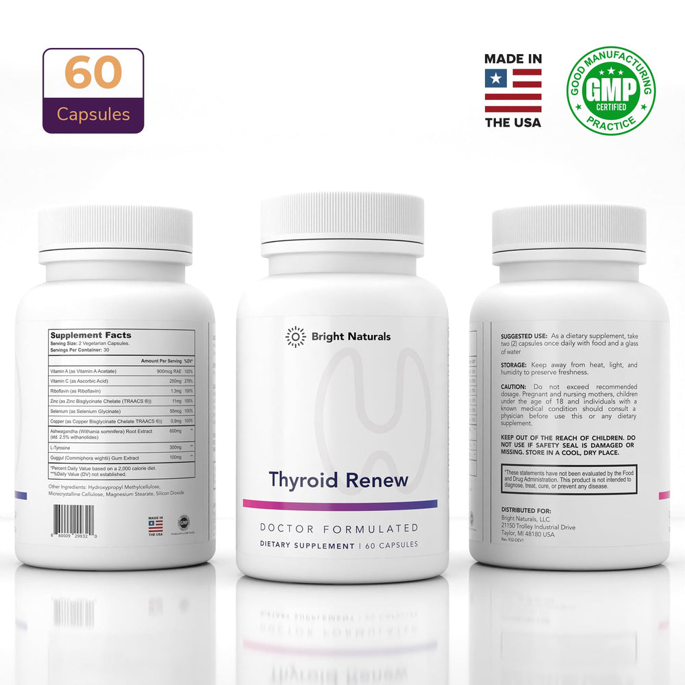 Daily use directions for Thyroid Renew