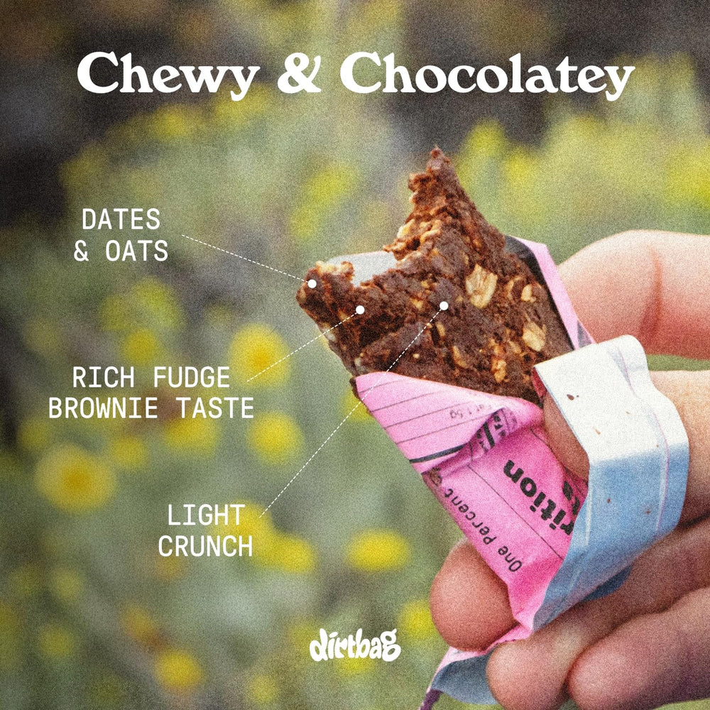 Dirtbag Bar ingredients dates oats nuts – whole-food fuel for steady energy.