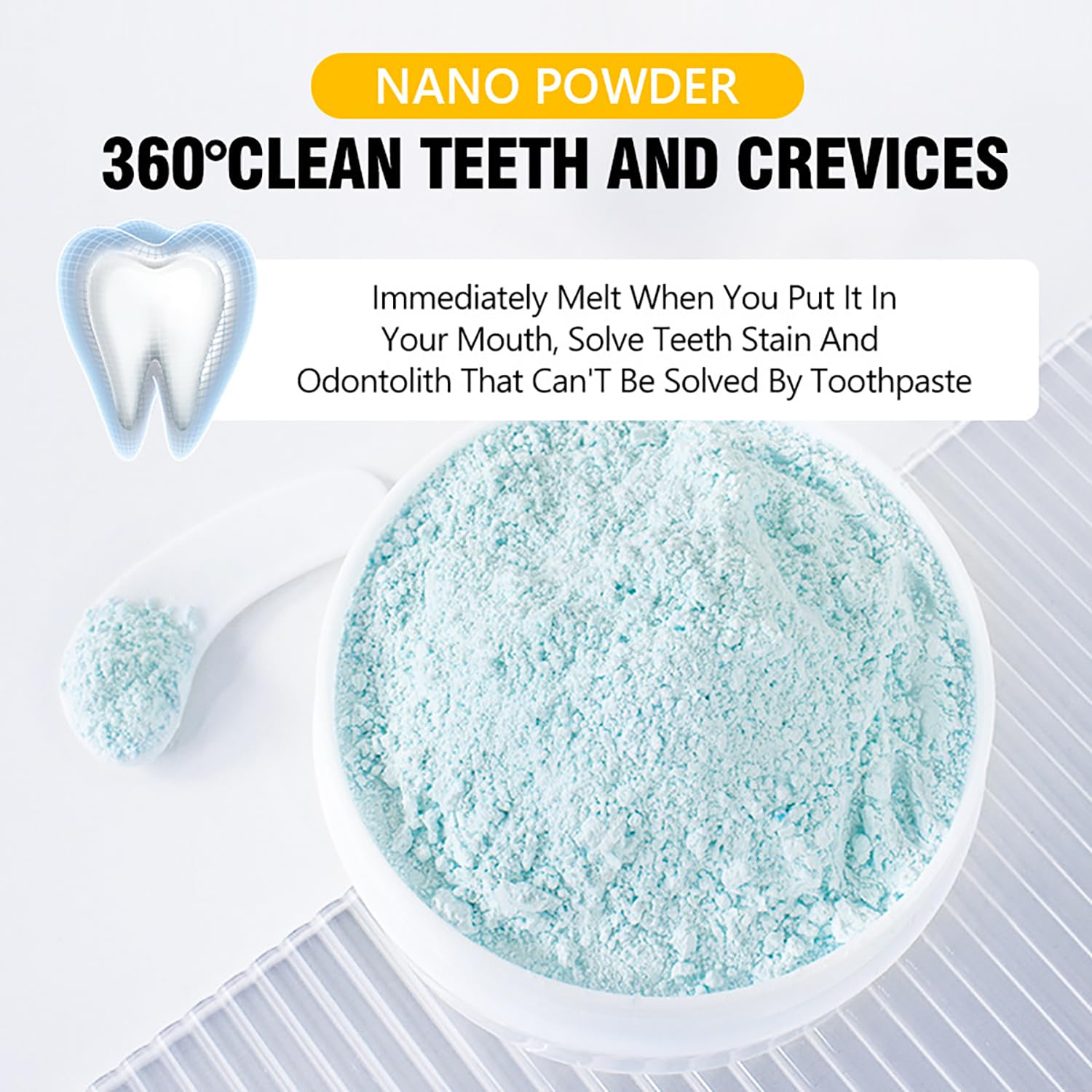 Hermetically sealed lid of DISAAR BEAUTY Tooth Powder