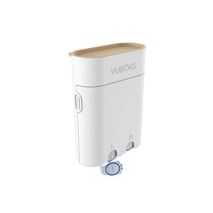 Front view of the dispenser and storage unit for daily contact lenses