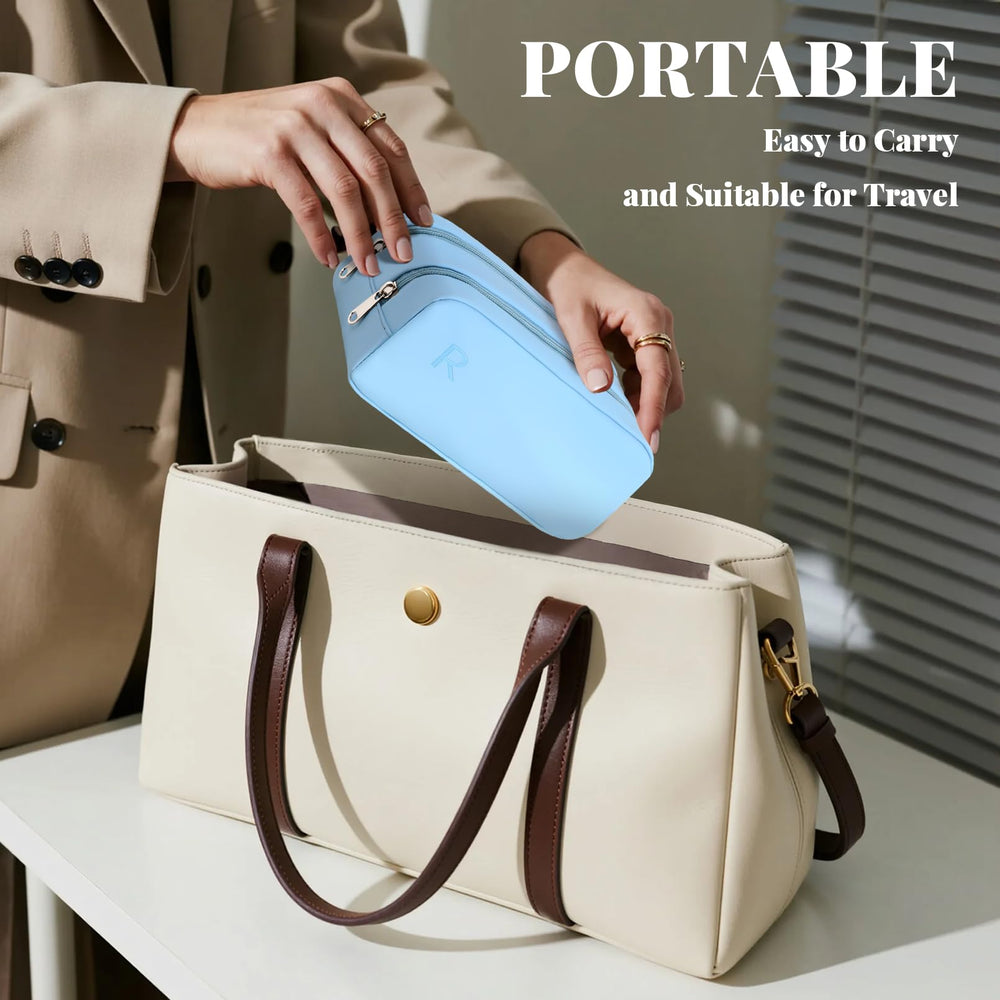 Double zipper closure for secure storage