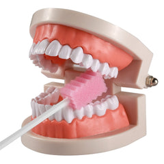 Sterile unflavored oral swab for mouth cleaning