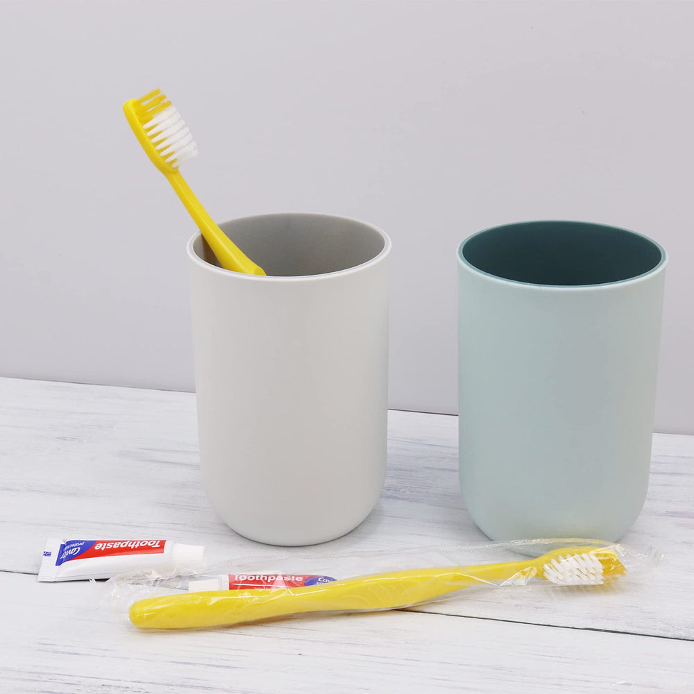 Hollow disposable toothbrush designed for easy travel