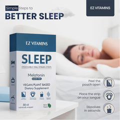 Packaging of dissolvable sleep strips