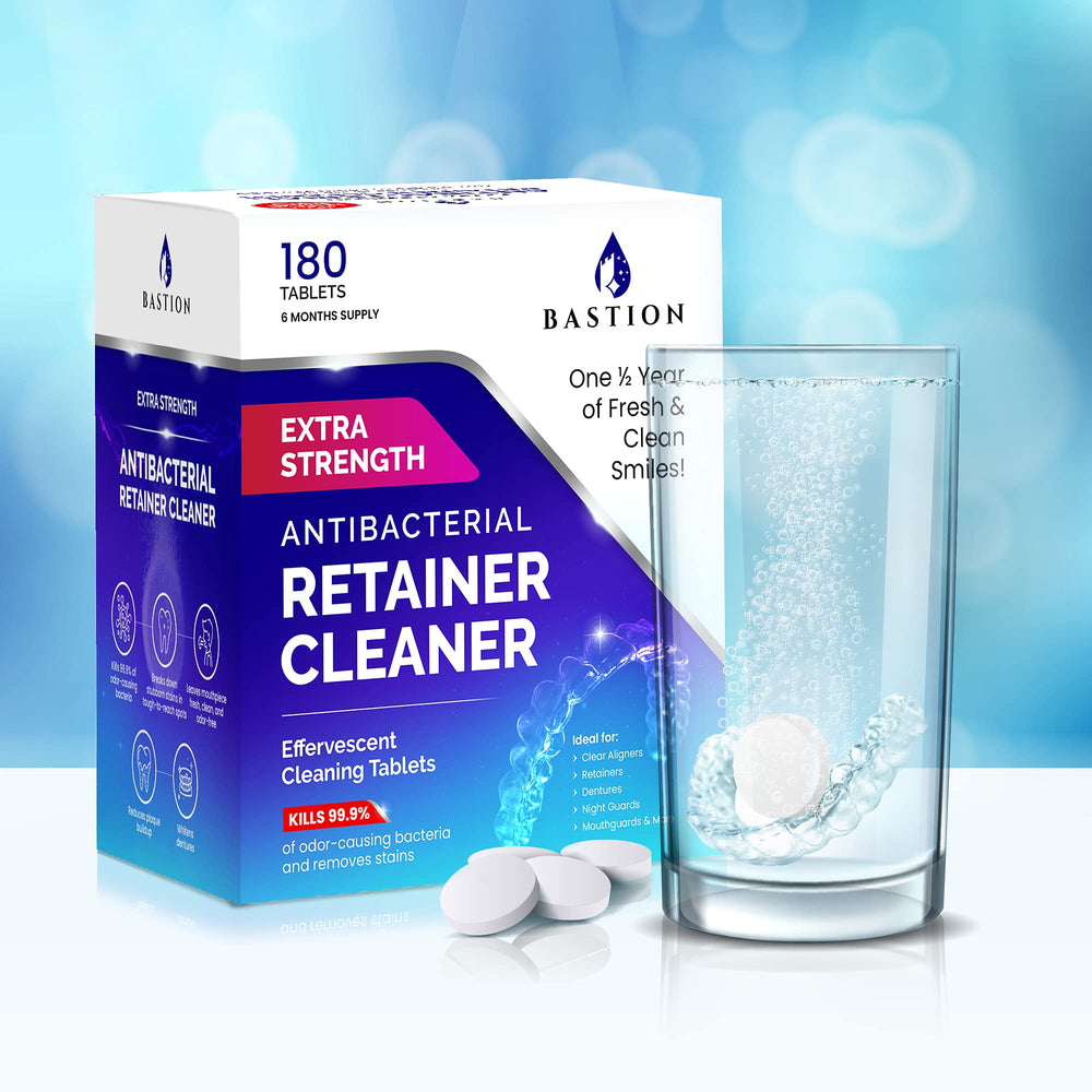 Dissolve soak rinse cleaning process demonstrating Bastion cleaner
