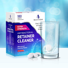 Dissolve soak rinse cleaning process demonstrating Bastion cleaner