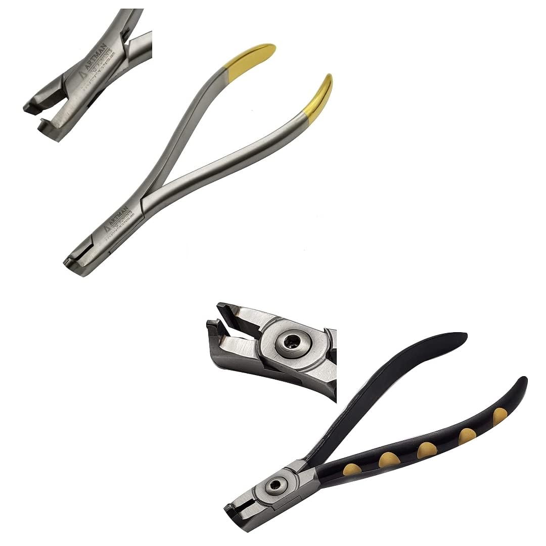 Distal end cutter with tungsten carbide inserts and safety hold