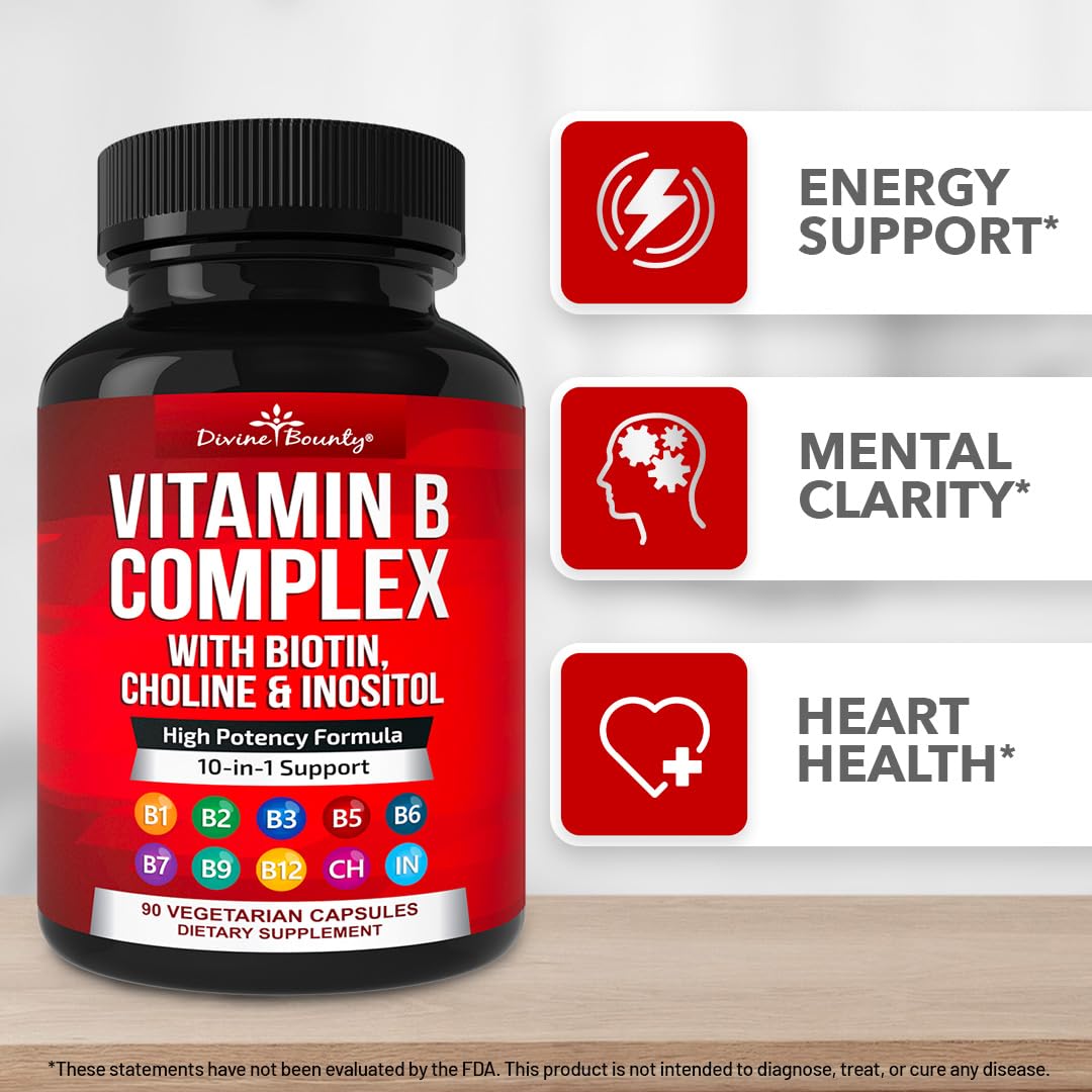 Gluten-free and soy-free Vitamin B-Complex supplement