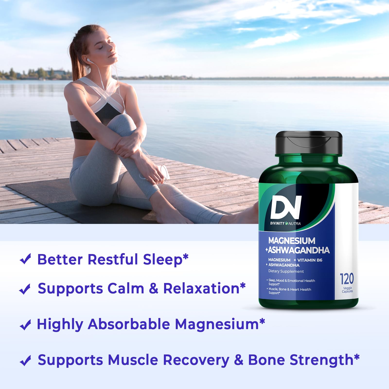 Close-up of supplement facts panel