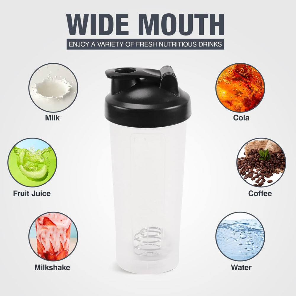 DKMambo shaker double-scale view emphasizes precise ounce and milliliter measurements.