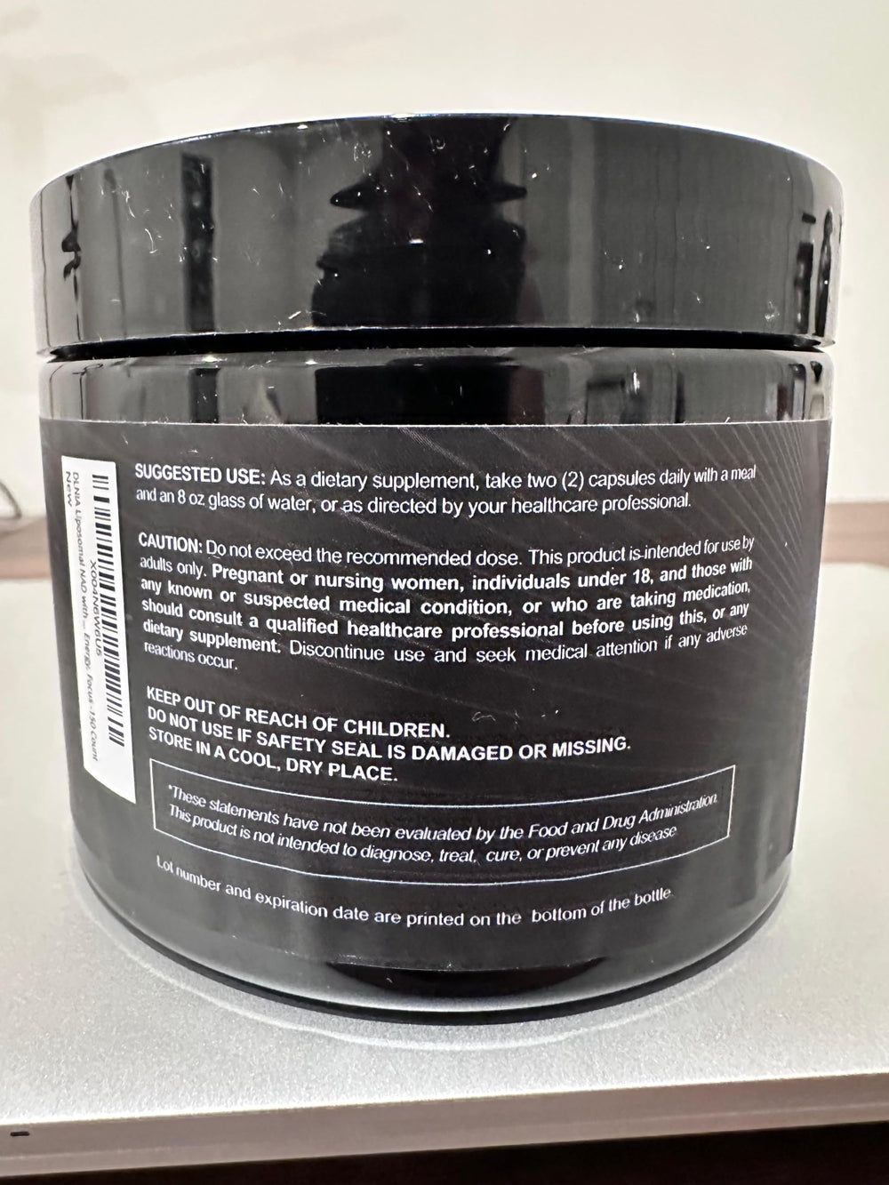 DLNIA Liposomal NR 1258mg supplement ingredients