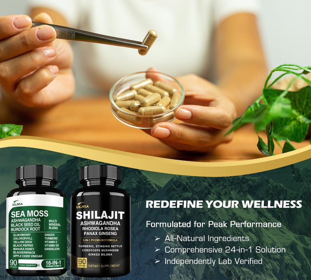 Packaging side view of DLNIA Vitality Bundle