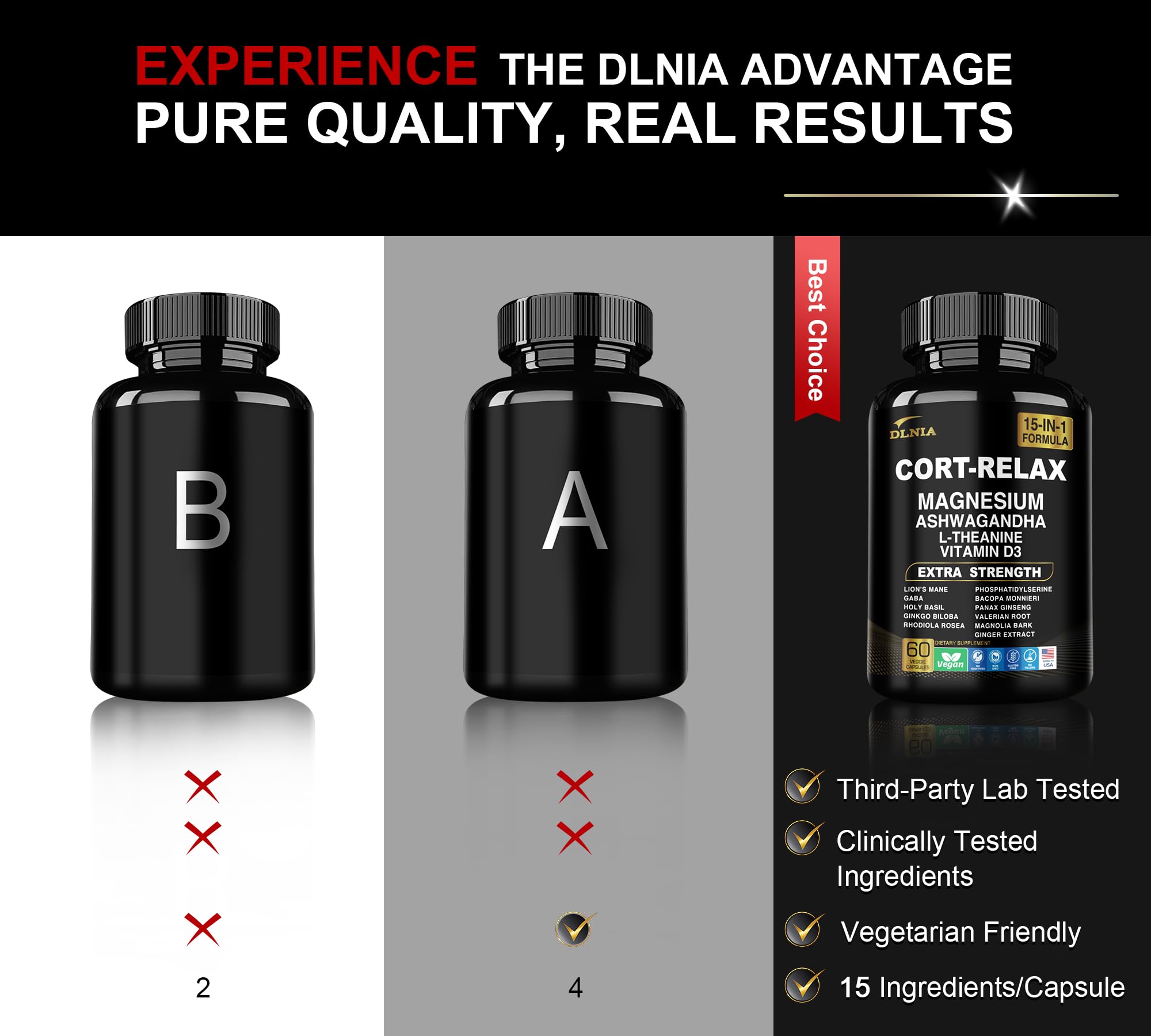 15-in-1 extra strength cortisol support packaging