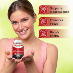 Back label showing supplement facts for DLPA gummies