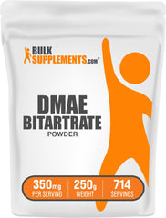 DMAE Bitartrate powder 350mg unflavored 250g bottle