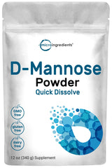 Micro Ingredients D-Mannose powder 12 oz packaging