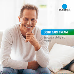 Non-greasy DMSO cream being applied to skin