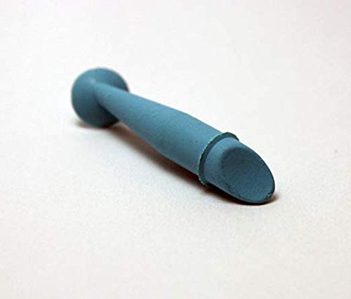 Close-up of the 45-degree angled suction cup on the DMV remover