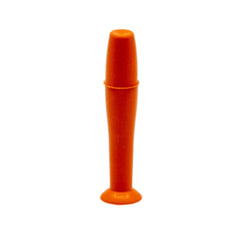 Orange DMV lens removal tool with ergonomic grip
