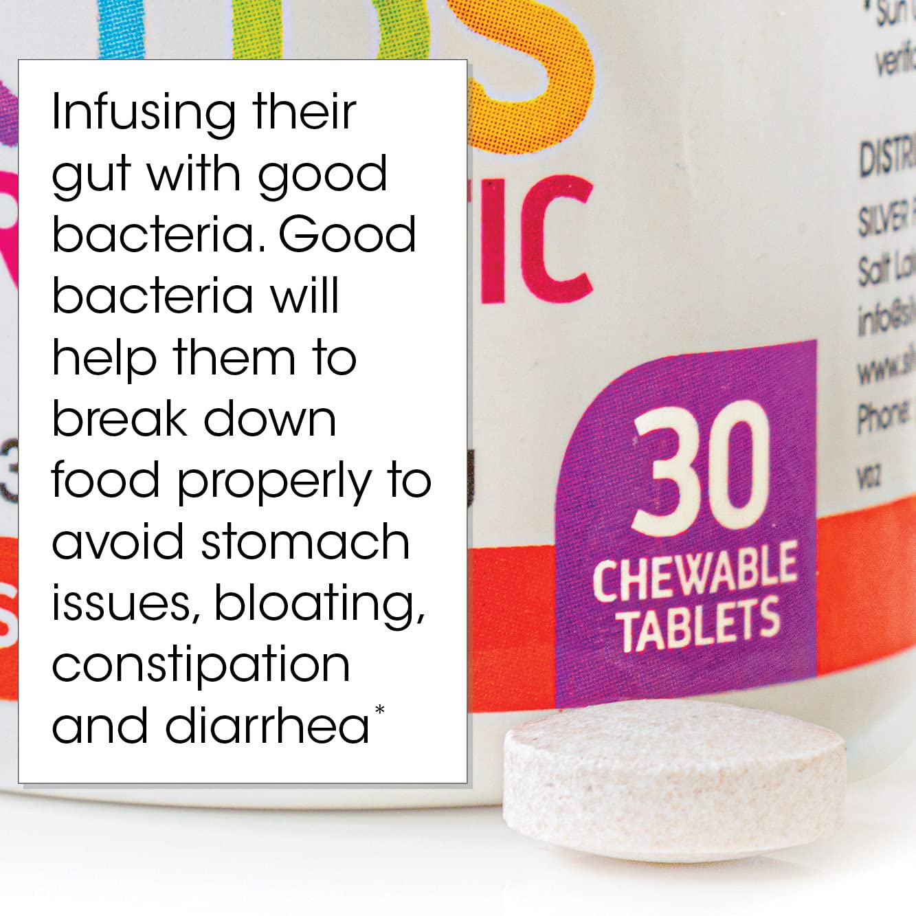 DNA survivability verification badge on probiotic packaging